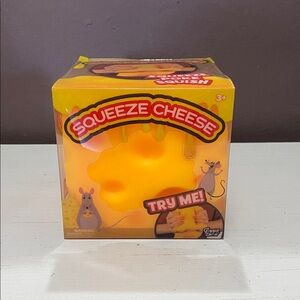 Smush Mart Cheese Squish Toy